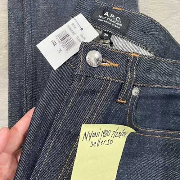 Raw Denim Apc Jeans Length BRAND NEW WITH TAGS APC Raw Denim